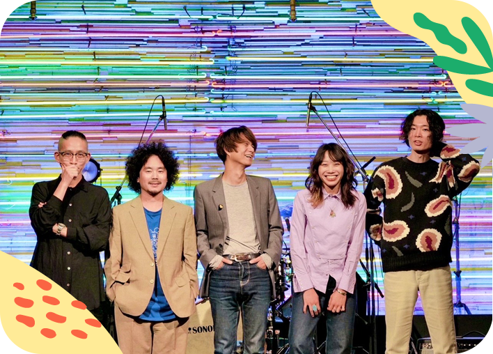 野外フェス「ARIFUJI WEEKENDERS 2025」に出演する奇妙礼太郎BAND