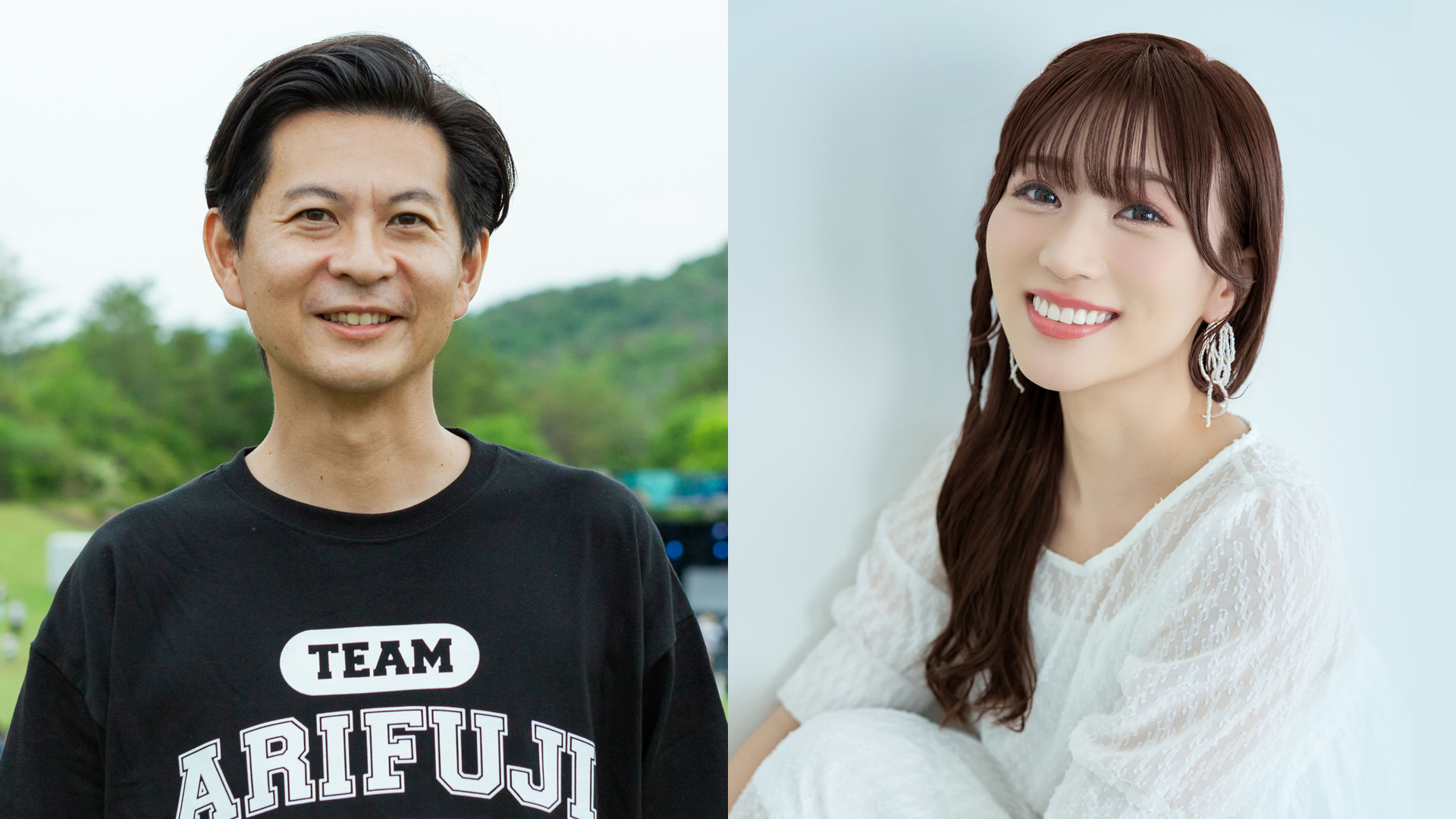 4年連続でMCを務める津田昌太郎さん、サポートMCに初挑戦する坂林佳奈さん。ともに兵庫県出身。