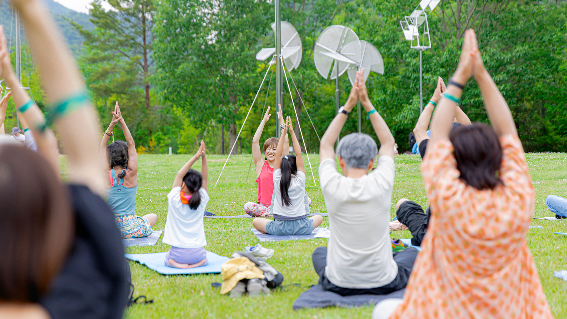 五感で感じるヨガ体験